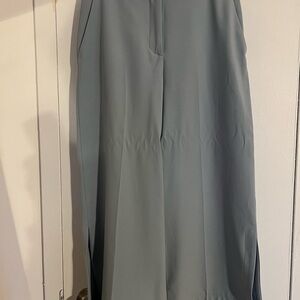Light Blue Wide-Leg Trousers